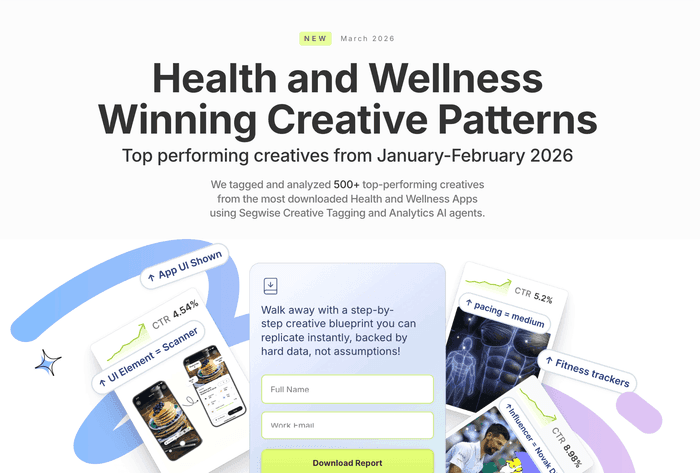 Winning Creative Patterns in Health and Wellness (2026) report cover
