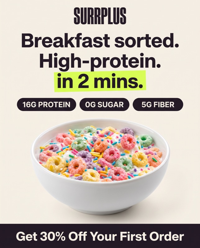 Breakfast sorted